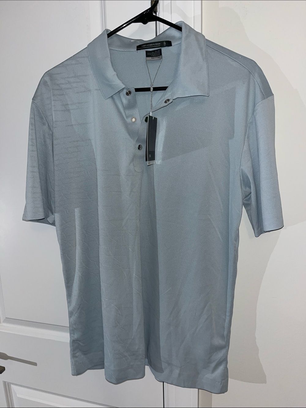 New Tiger Woods Platinum Collection Nike Golf Polo Shirt Slim Fit L Asian XL